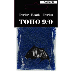Nr. 8 Toho Broderiperle 9/0 Mørkeblå