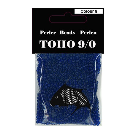 Nr. 8 Toho Broderiperle 9/0 Mørkeblå