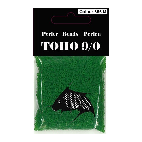 Nr 856M Toho Broderiperle 9/0 mat lysgrøn