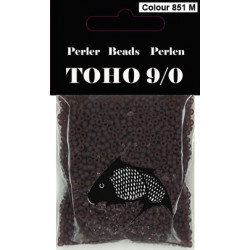 Nr 851M Toho Broderiperle 9/0 Mat brun
