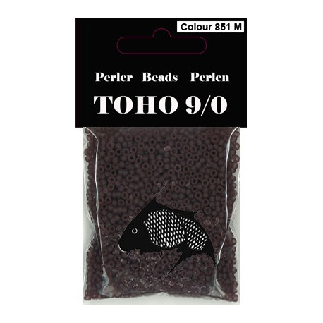 Nr 851M Toho Broderiperle 9/0 Mat brun