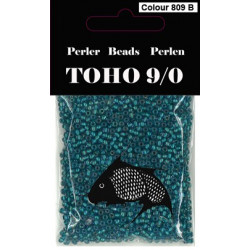 Nr 809B Toho Broderiperle 9/0 blågrøn