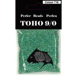 Nr 718 Toho Broderiperle 9/0 Grøn