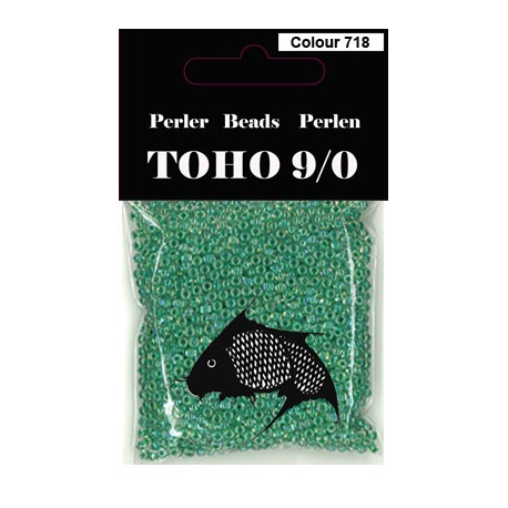 Nr 718 Toho Broderiperle 9/0 Grøn