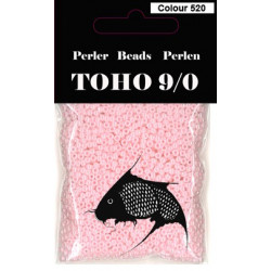 Nr 520 Toho Broderiperle 9/0 Lyserød perlemor