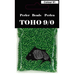 Nr 91 Toho Broderiperle 9/0 Grøn
