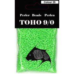 Nr. 25 Toho Broderiperle 9/0 Neon grøn