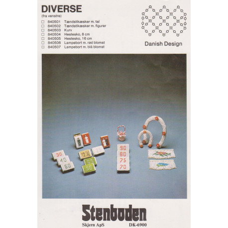 - Brugt - 1984  nr  840501  tændstikæske m. tal Stenboden