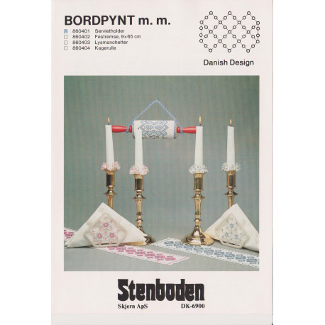 Perleopskrift nr 860402  Stenboden løber -brugt-