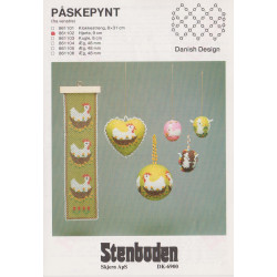 Perleopskrift Stenboden nr 861103 kugle 8 cm -brugt-