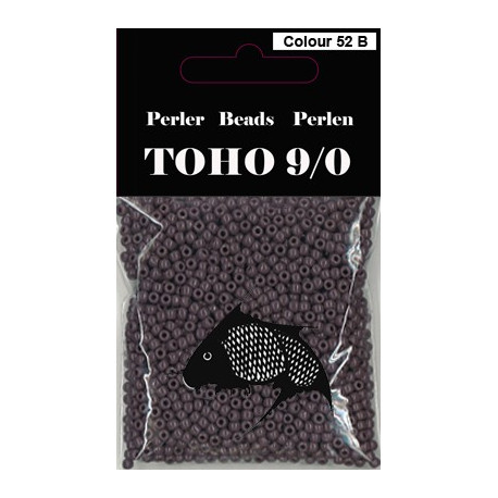 Nr 52D Toho Broderiperle 9/0 Mørkelilla