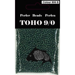 Nr 806B Toho Broderiperle 9/0 mørkegrøn