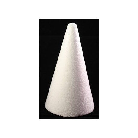12 cm Styropor kegle / top