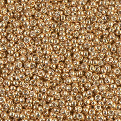 nr. 1052  Miyuki 9/0 guld 10 Gram