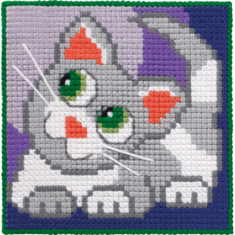 Kat børnestramaj 25 x 25 cm