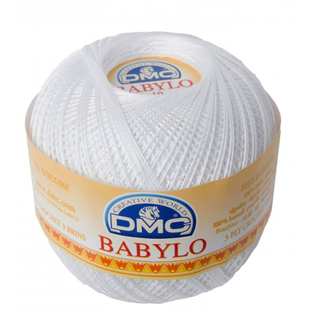 DMC Babylo nr 30 hvid
