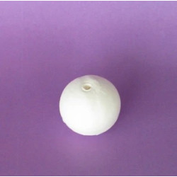 Vatkugle 11 mm hvid 10 stk