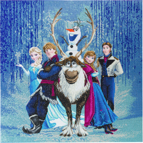 Frost Diamant billede 70 x 70 cm