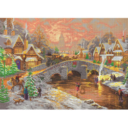 Julestemning- 65 x 90 cm XXL Diamant billede