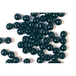 Voksperle 4 mm Sort