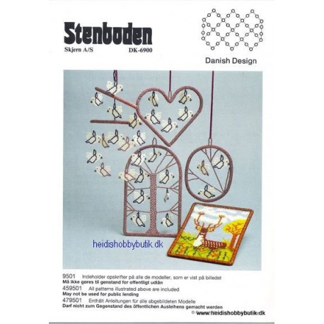 1995 nr 1 Stenbodens opskrift ophæng/ fugle