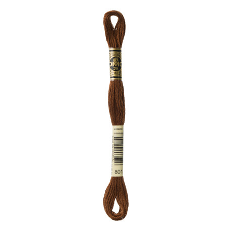 nr 801 DMC Broderigarn