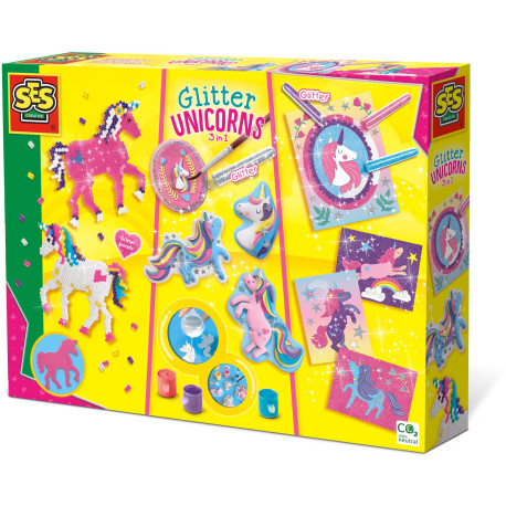 Glitter- Enhjørning sæt