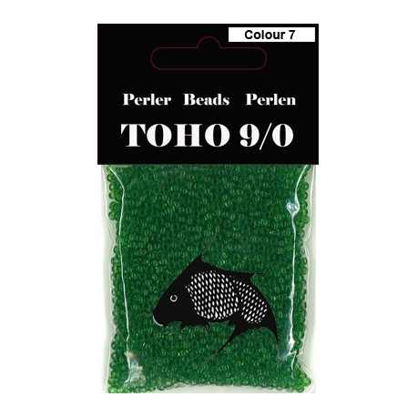Nr. 7 Toho Broderiperle 9/0 Grøn