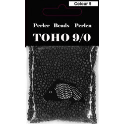 Nr. 9 Toho Broderiperle 9/0 Sort
