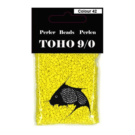 Nr 42 Toho Broderiperle 9/0 Gul