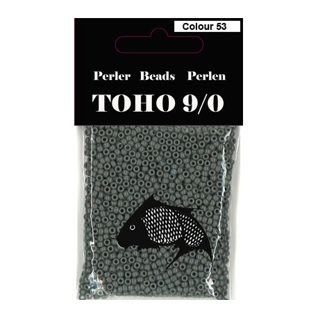 Nr 53 Toho Broderiperle 9/0 Grå