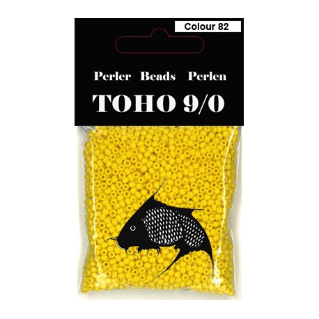 Nr 82 Toho Broderiperle 9/0 Gul
